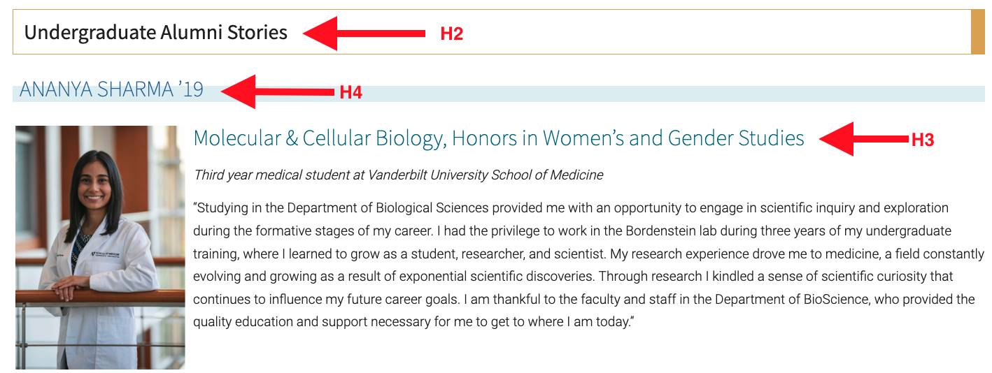 header photo styling