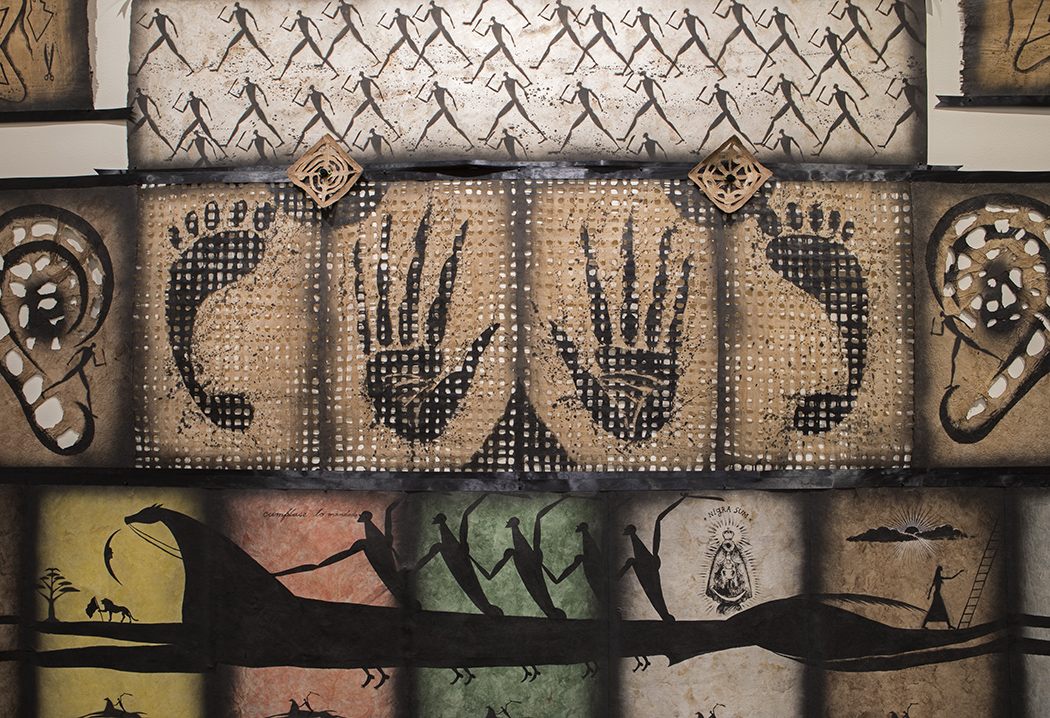 Visionary Aponte Exhibition installation