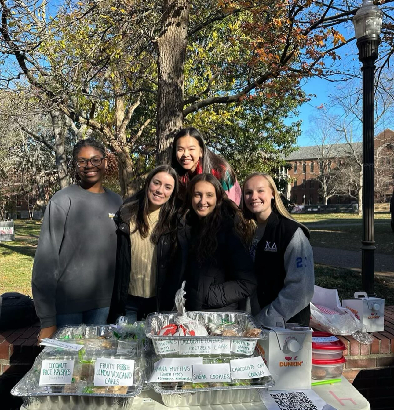 Group photo of MOSAIC students at The Commons