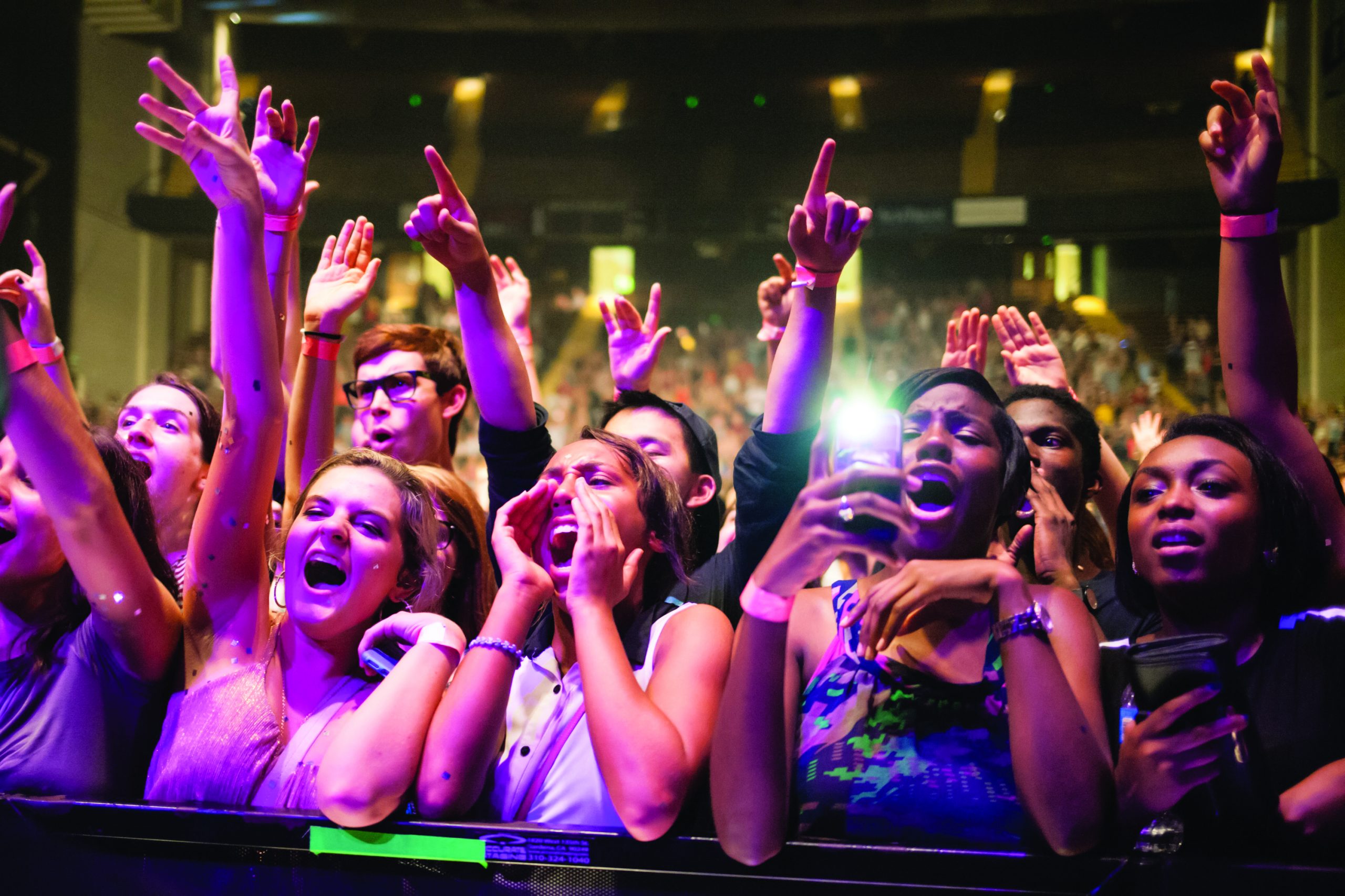 students attending Commodore Quake