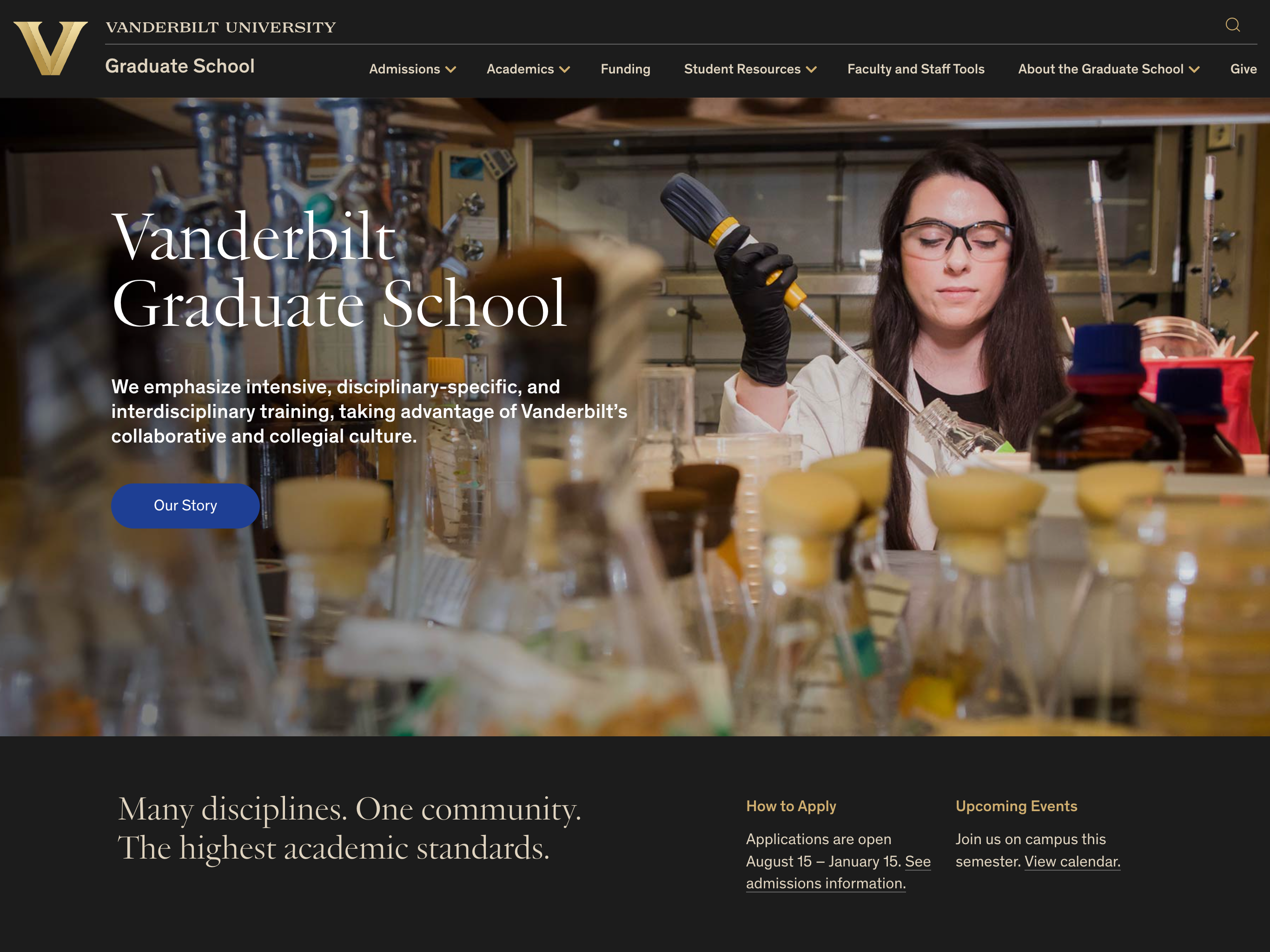 website home page example