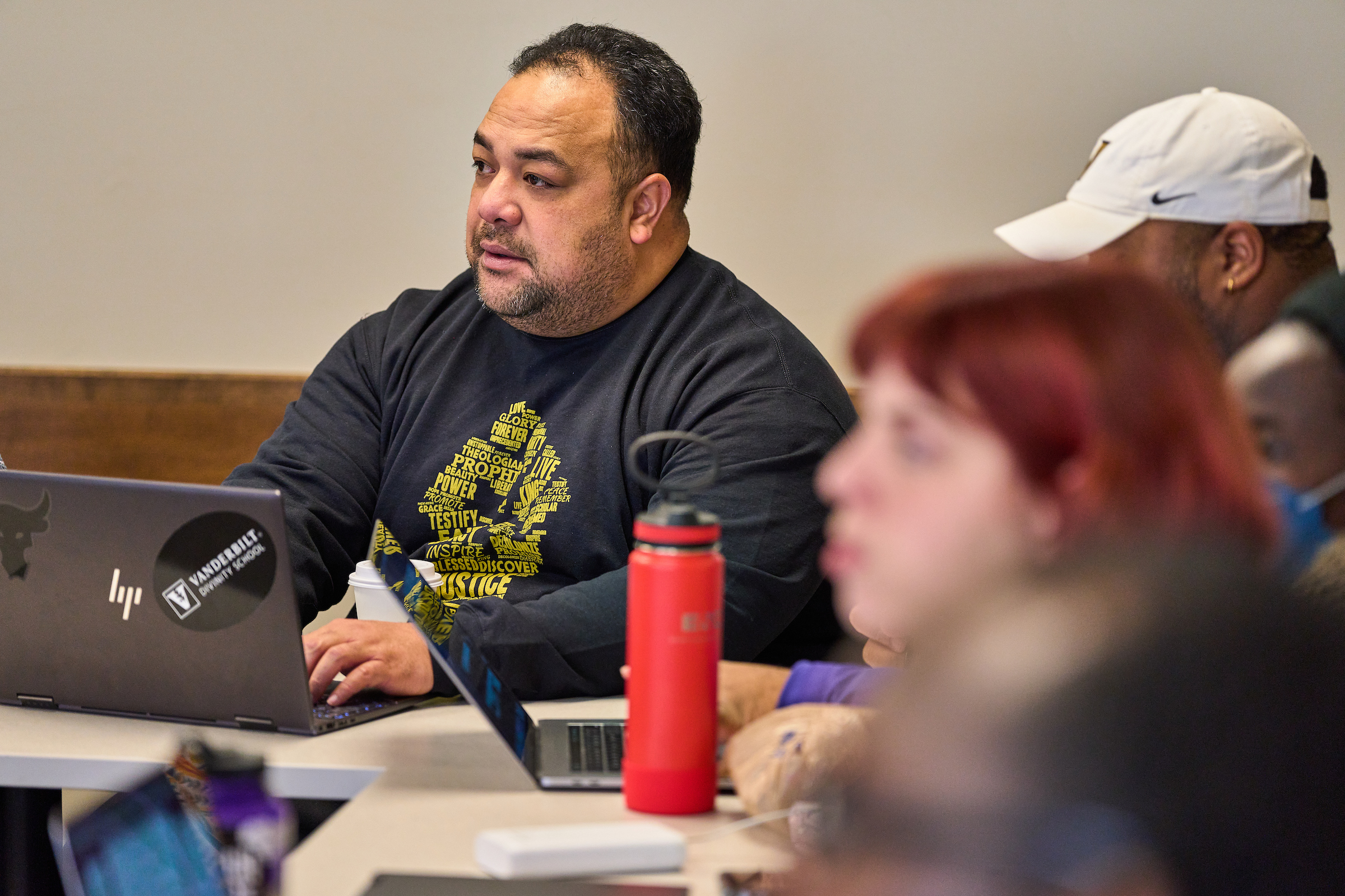 Student in a classroom 