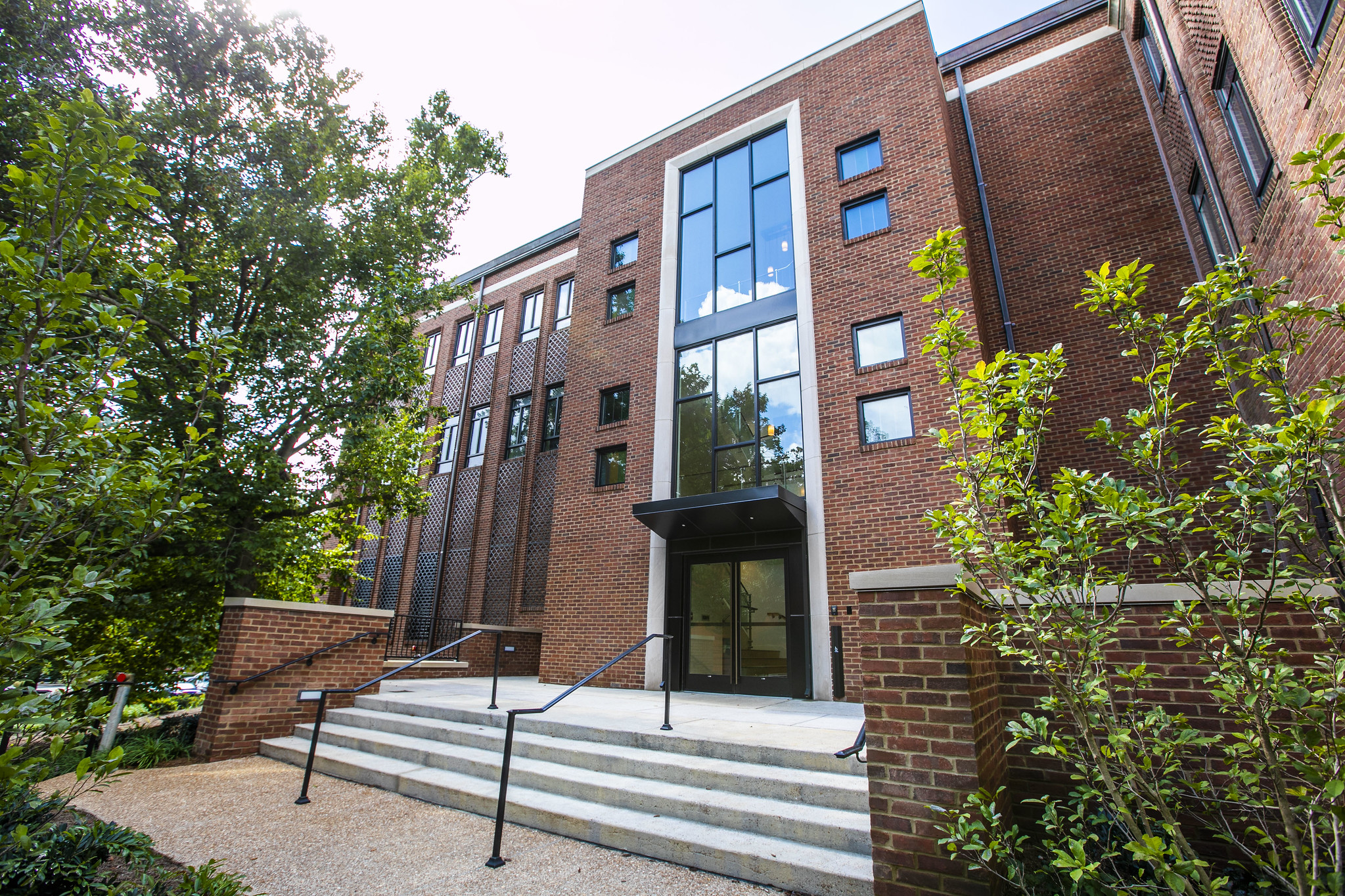 This is a picture outside of the Divinity School 