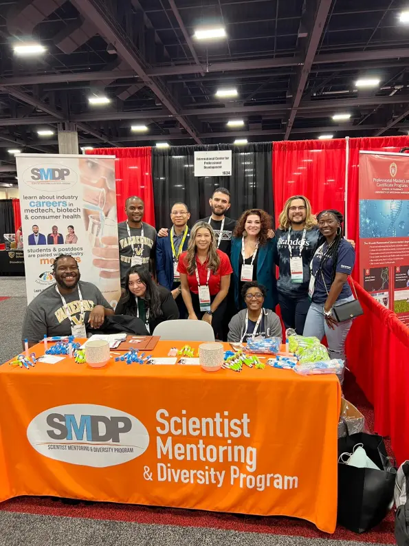 Logan Northcutt and other scientists participating in the Scientist Mentoring and Diversity Program, which pairs undergraduate and graduate students who have science degrees with early-career researchers (Submitted photo)