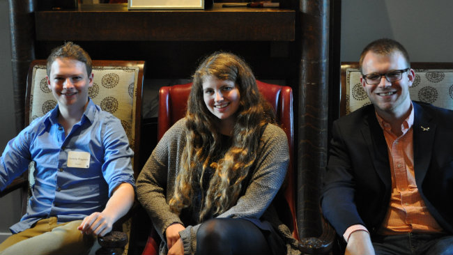 Symposium Presenters enjoy the reception