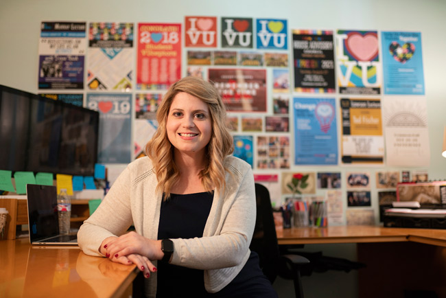 Natalee Erb, associate director for residential colleges (Joe Howell/Vanderbilt)