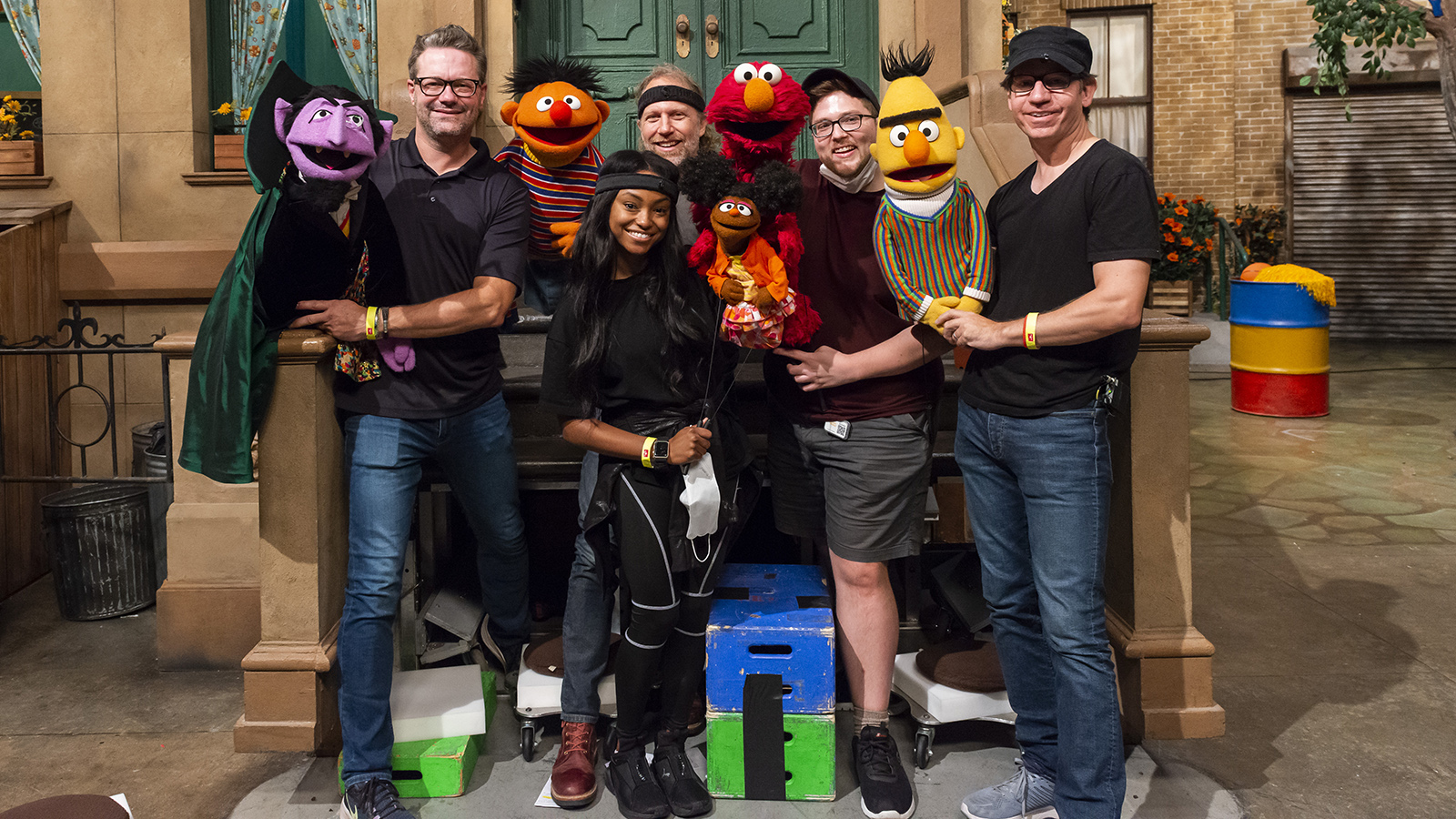 Sesame Street puppeteers