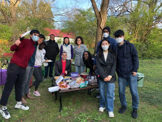 Pai Masavisut and fellow students (Submitted photo)
