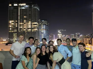 Grace Locke and friends in downtown Nashville (Submitted photo)