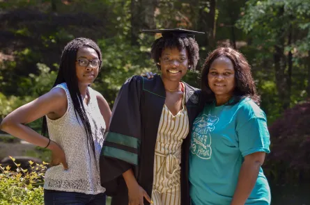 Vanessa Ajeh with her sister and mother (Submitted photo)