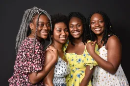 Vanessa Ajeh, at right, and friends (Submitted photo)