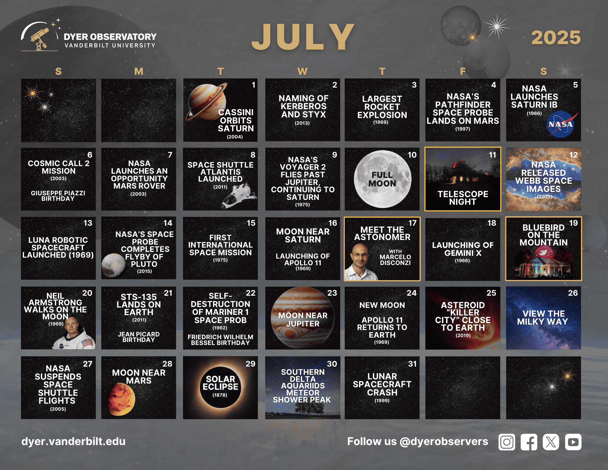July astro calendar
