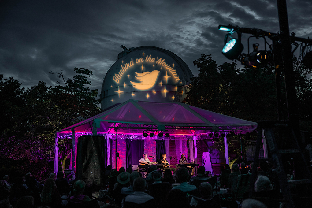 Bluebird on the Mountain concert at Vanderbilt Dyer Observatory.