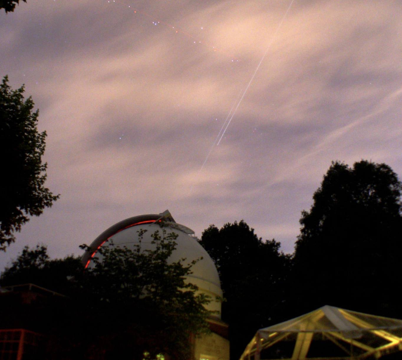 ISS and Atlantis Flyover