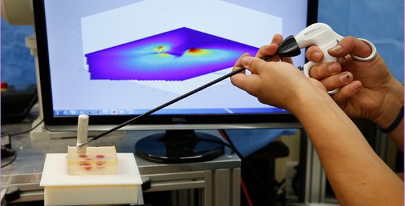 Palpation capsule gun