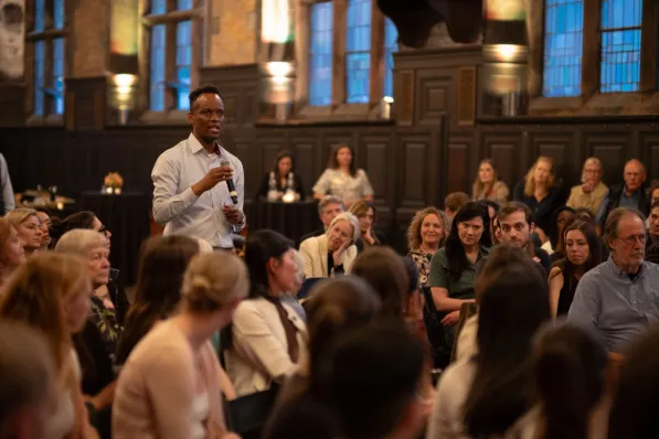 Vanderbilt alumni, faculty, Chelsea neighbors and industry leaders attend the 'Health In America' event at Vanderbilt-New York City. (Vanderbilt University)