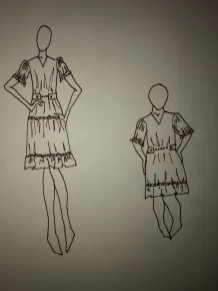 This adaptive design by Mary Cayten Brakefield won a competition hosted by Runway of Dreams. The dress had panels that could be buttoned on or off to accommodate people of average stature and people with dwarfism. (Submitted photo)