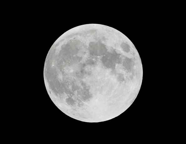 The total lunar eclipse of the moon, which is red and blue
