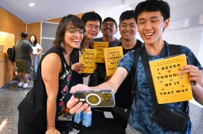 The Lawson Lecture featuring author Monica Guzman takes place in Langford Auditorium. (Vanderbilt University)