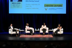 The Lawson Lecture featuring author Monica Guzman takes place in Langford Auditorium. (Vanderbilt University)