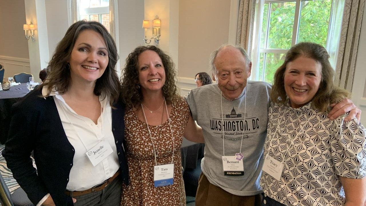 Jenelle Spicer, Tara Hamilton, Bernard Osher and Tracy Stadnick