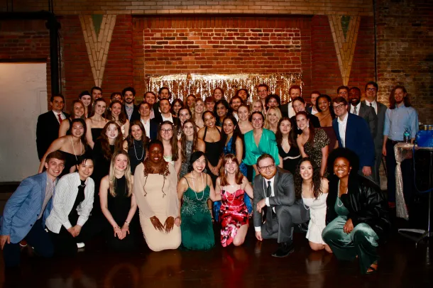 Vanderbilt Law Review staff, 2024–25: Jacqueline Tubbs (front far right) is editor-in-chief (Submitted photo)