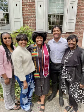 Jacqueline Tubbs and family members after her undergraduate graduation from Harvard University (Submitted photo)