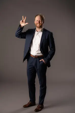 Matt Smith, doctor of medicine, Bass Military Scholar, #VU2023 (Harrison McClary/Vanderbilt)