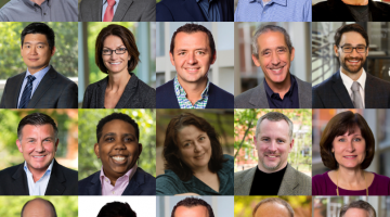 Pictured: A collage of Vanderbilt Business faculty members.