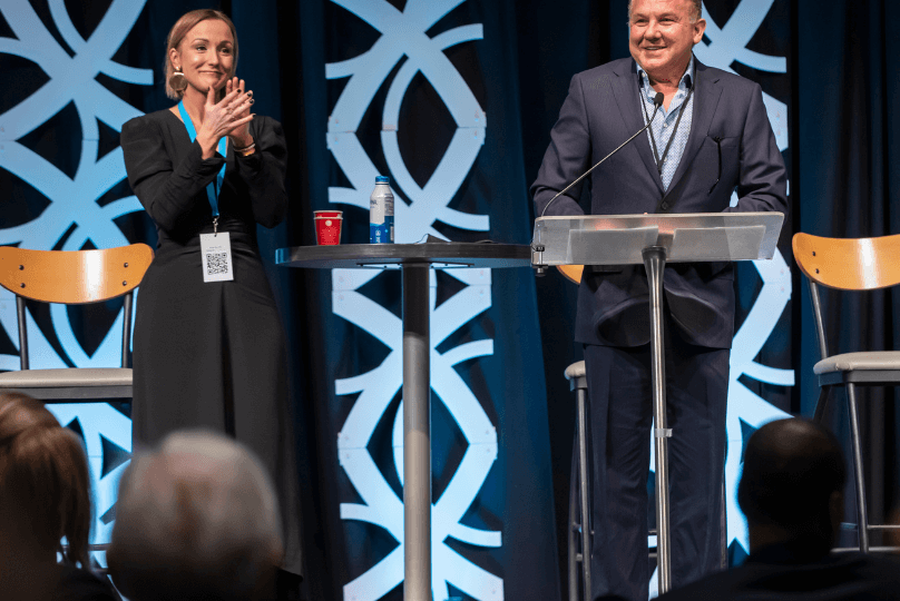 entrepreneurial community leaders Pawlicki and Burcham