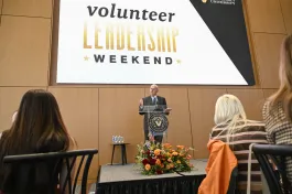 The Volunteer Leadership conference takes place featuring a conversation with university leadership