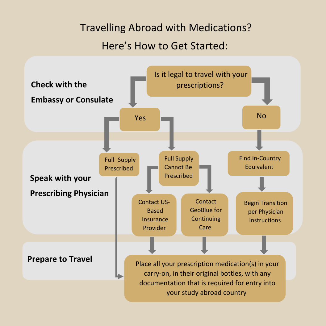 Travelling with Medications Infographic
