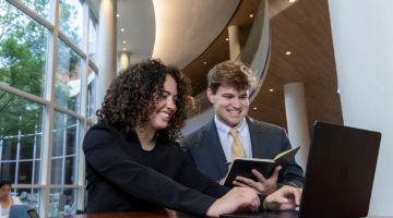 Pictured: Vanderbilt Accelerator students study together