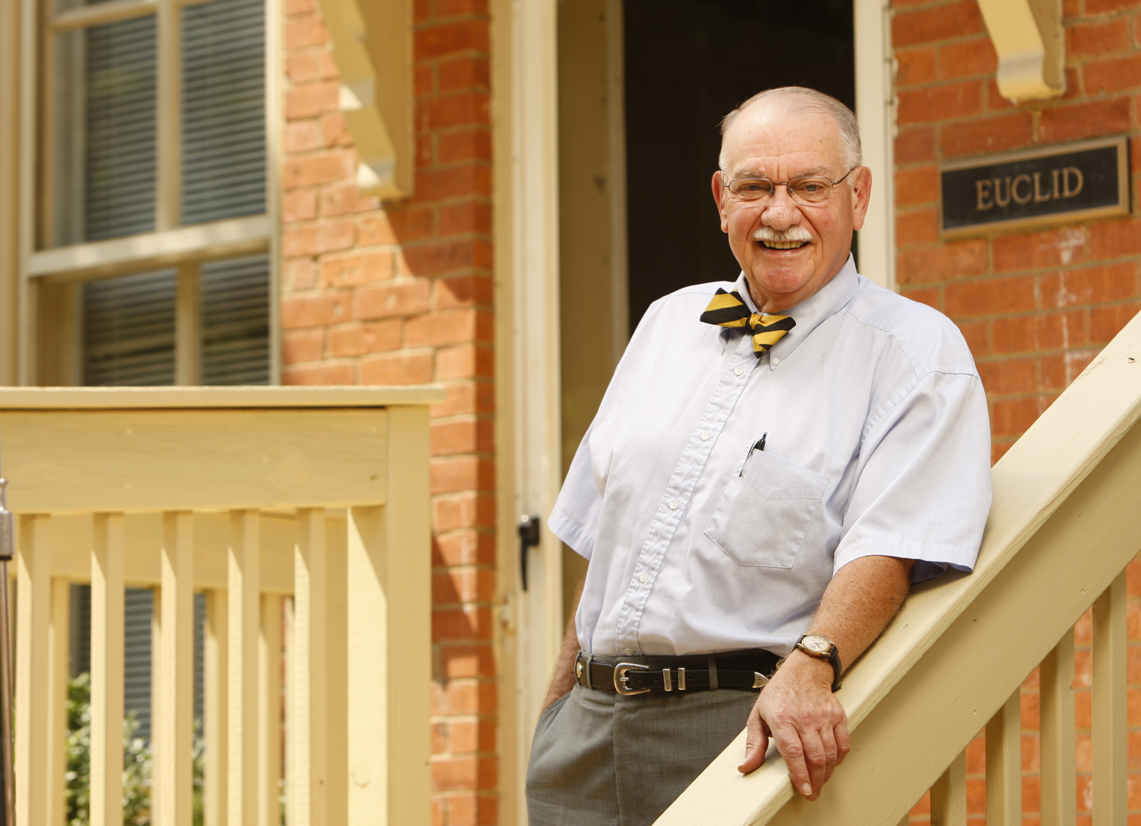 Dean Emeritus of Residential and Judicial Affairs K.C. Potter in 2008 at Euclid House