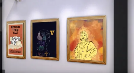 Mariadoss created several works, including a portrait of Henrietta Lacks, a Black woman whose cervical cancer cells (named “HeLa cells” in her honor) were used without her permission for scientific research.