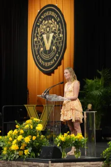 Seniors Give Back Fund President Lilley Salmon