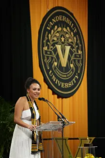 Student Government President Hannah Bruns