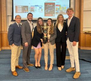 Vanderbilt Accelerator students pose with their 1st place trophy.