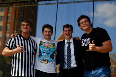 Band Mates John Abbott, Nick Sutton, Matt Geleta and Pierce Bivens. (Submitted photo)