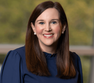 Pictured: Bailey McChesney, Director, MBA Admissions, in her Vanderbilt Business headshot.