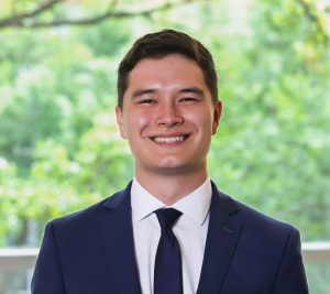 Pictured: headshot of Ezra Sanaford, MAcc'25 student