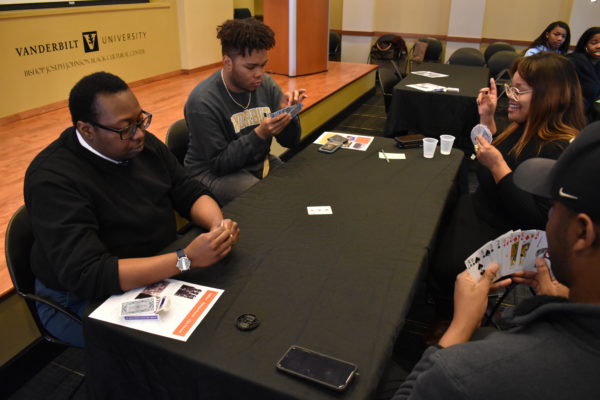 Spades 101 event at the Bishop Joseph Johnson Black Cultural Center. (Jalen Blue/Vanderbilt)