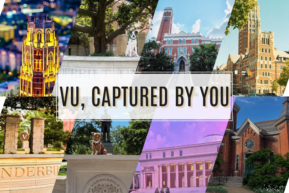 Image text reads: "VU, Captured By You" and features a collage of images of campus.