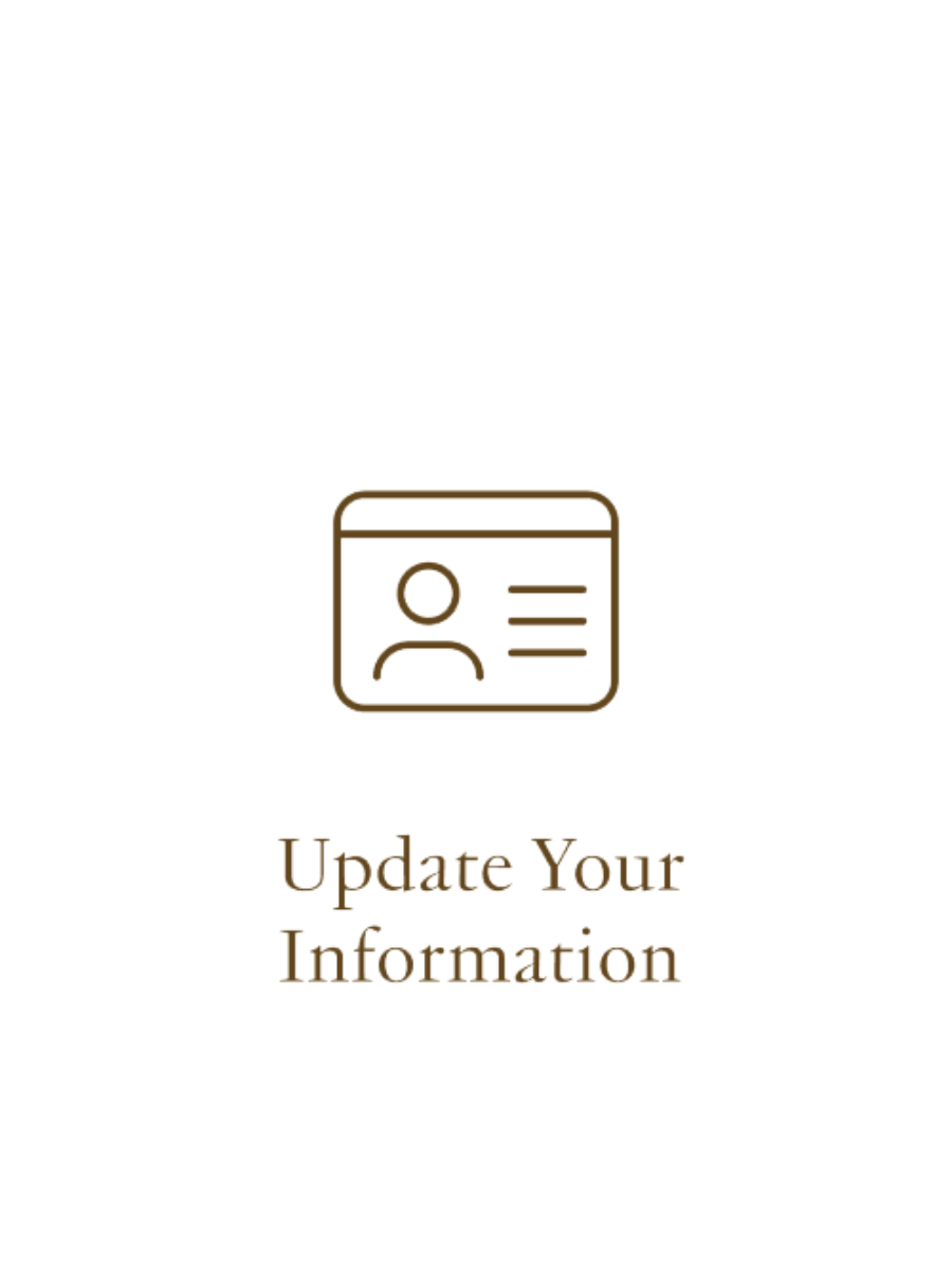 Update Your Information