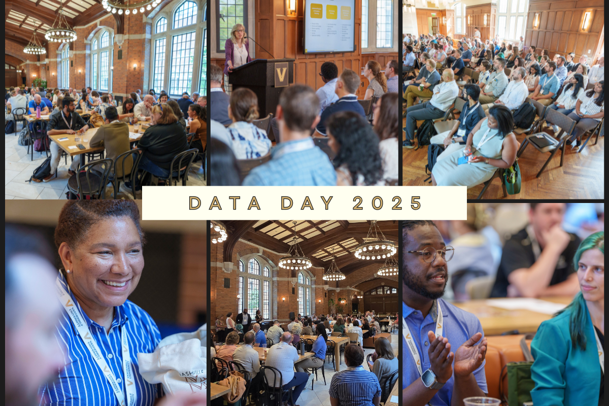 Collage of images from Data Day 2025. 