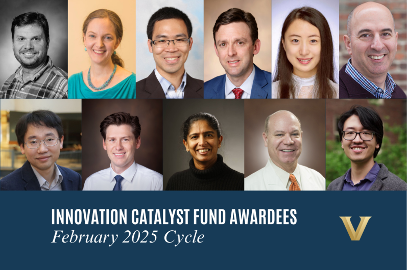 A collage of headshots of the innovation catalyst fund awardees