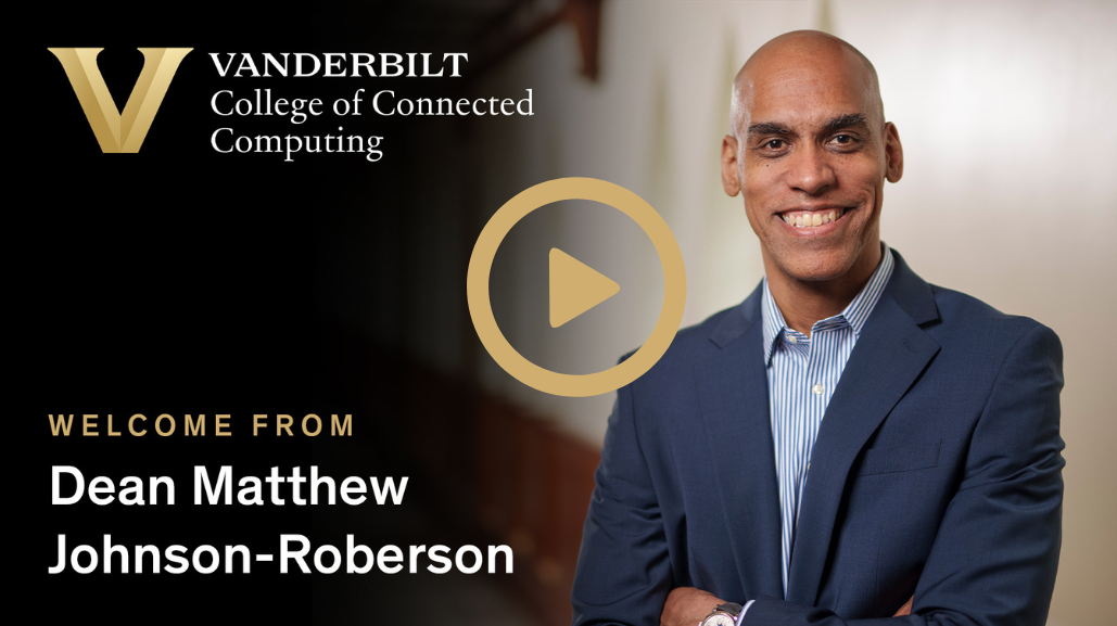 Thumbnail image for the "Welcome" video from CCC Dean Matthew Johnson-Roberson.