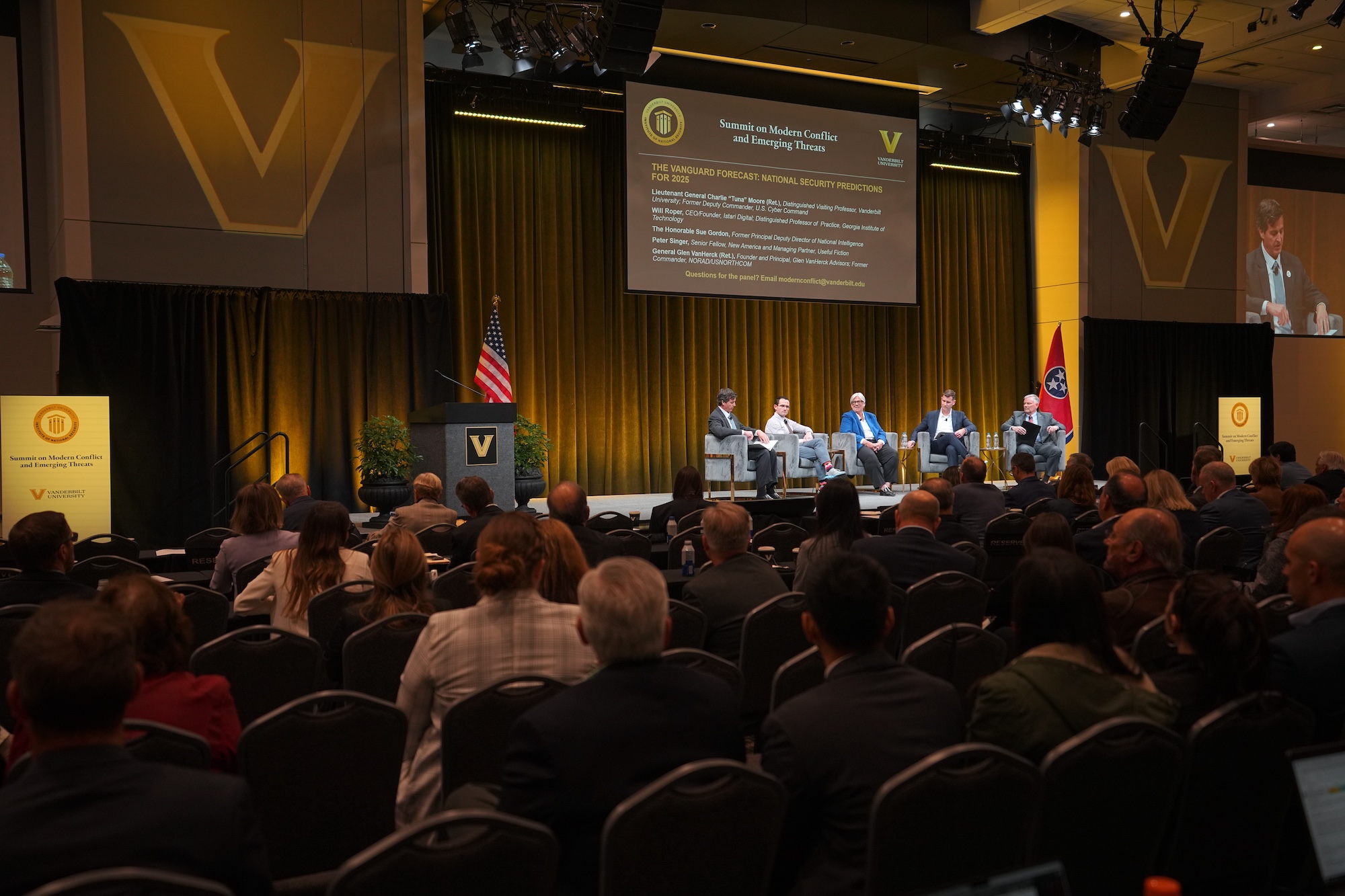 Leaders gather at Vanderbilt for the 2025 Summit on Modern Conflict and Emerging Threats.