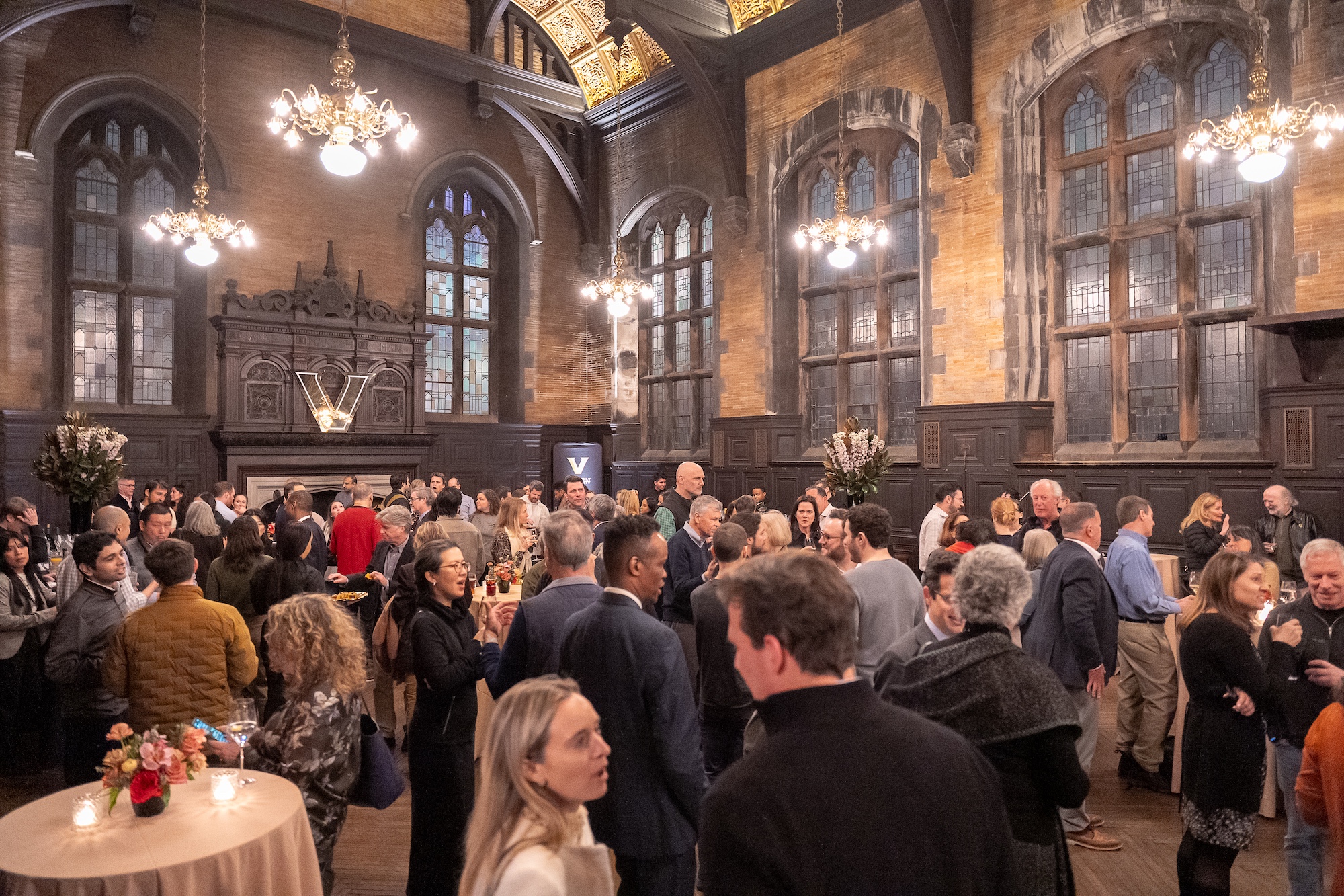 Vanderbilt alumni, faculty, Chelsea neighbors and industry leaders attend the 'America and the World' event at Vanderbilt–New York City.