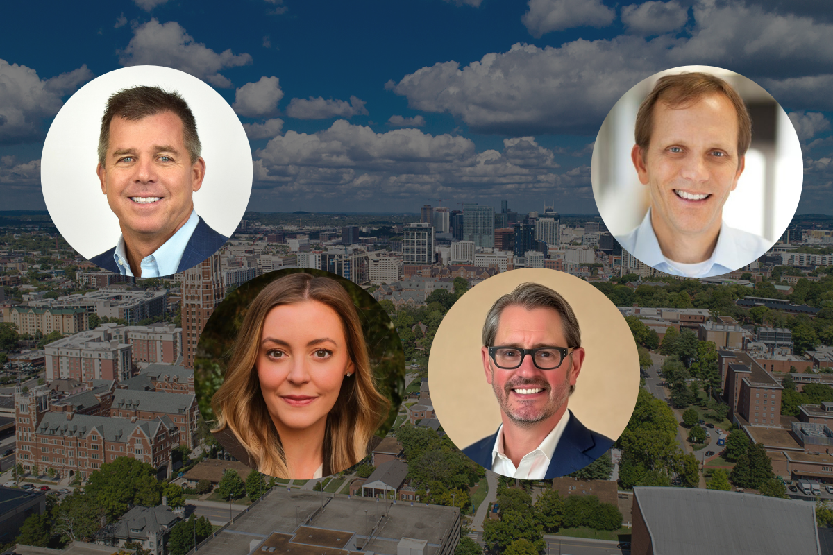 Headshots of the four new BOT members. 